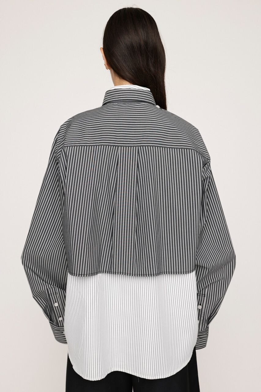 SLY「LAYERED STRIPE 2P シャツ」|シャツ・ブラウス|