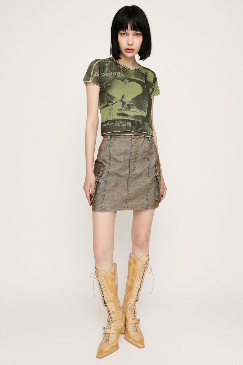 SLY「WASHED CORDUROY ショートスカート」|スカート|