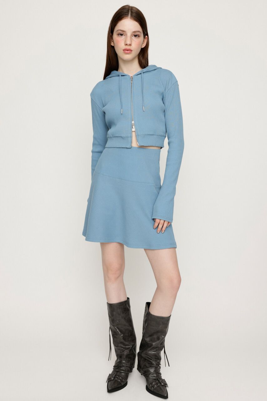 SLY「CROPPED HOODIE FLARE SK 2P」|ワンピース|