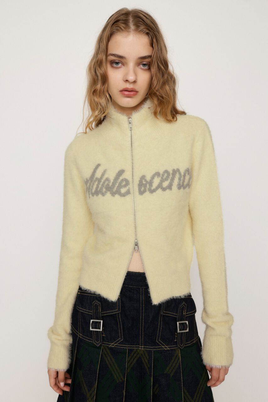 SLY「ZIP UP JQ LOGO トップス」|ニット・セーター|IVOY3