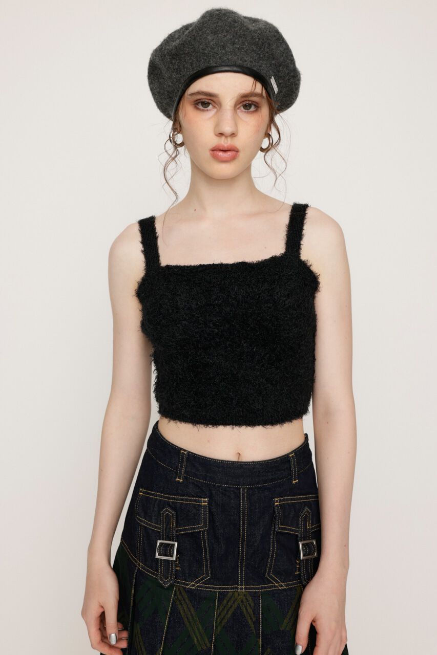 SLY「SHAGGY ブラトップ」|チューブトップ|BLK