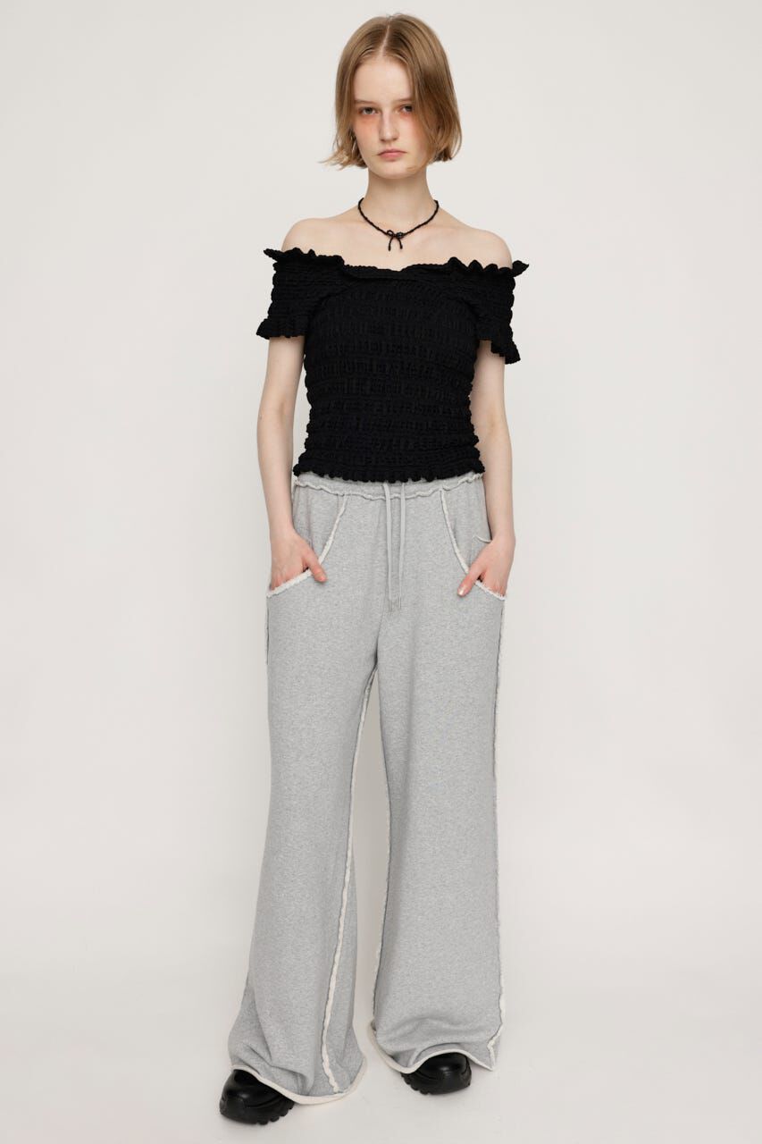 SLY「SHEER SHIRRING BUSTIER トップス」|その他|