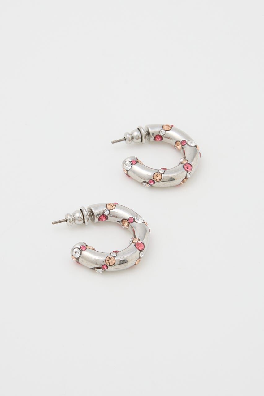 SLY「BIJOU HOOP ピアス」|ピアス|