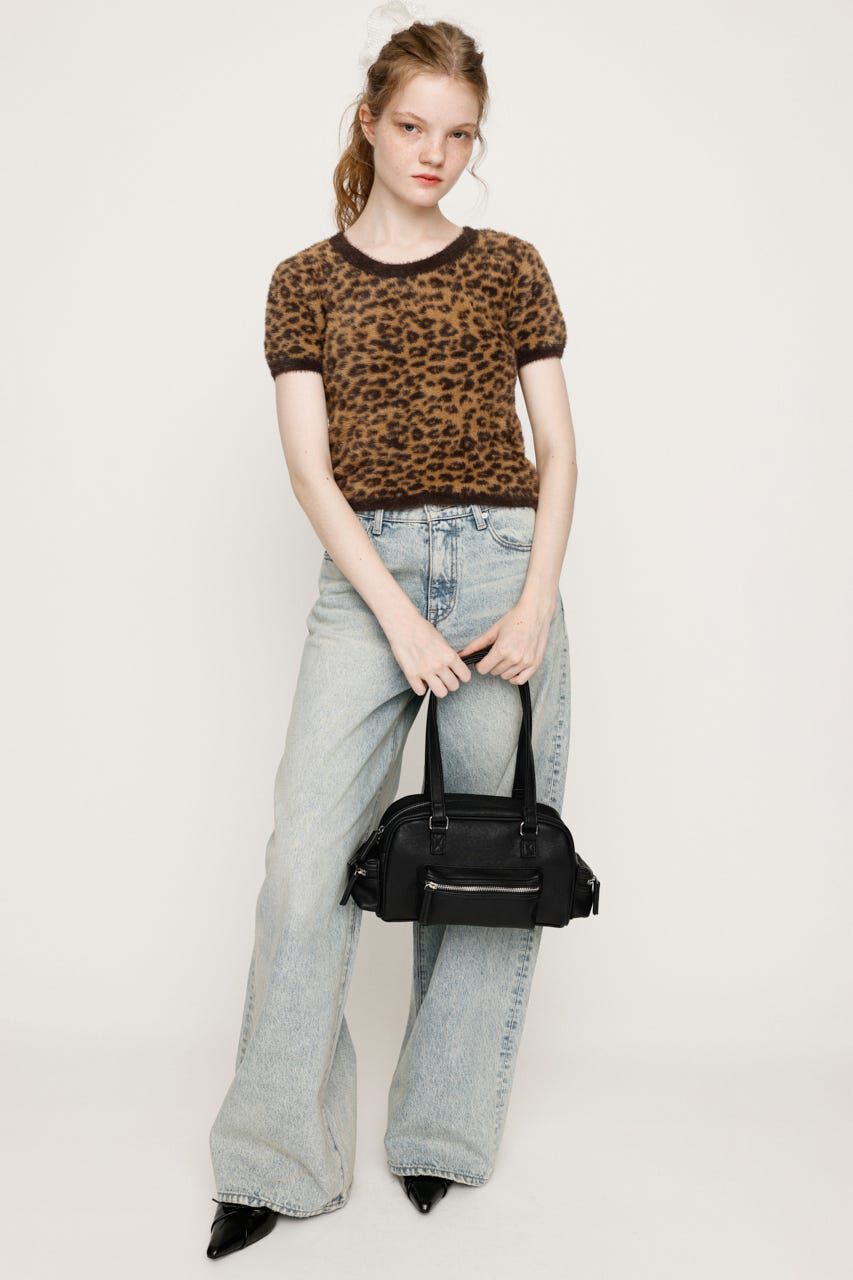 SLY「SHAGGY YARN Tシャツ」|ニット・セーター|