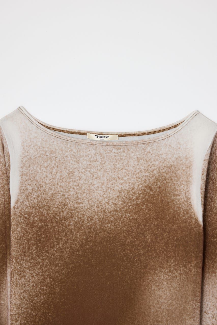 SLY「FADE VELOURS B／N トップス」|Tシャツ・カットソー|