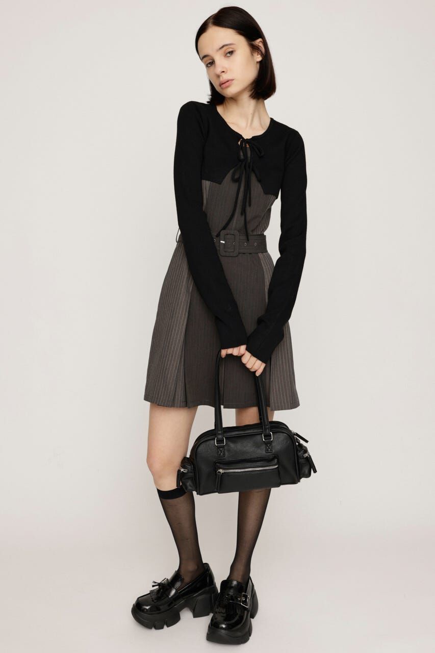 SLY「BOX PLEATS CAMI S／OP SET」|ワンピース|