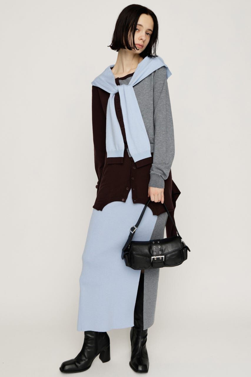 SLY「SLEEVE DOCKING KNIT トップス」|ニット・セーター|