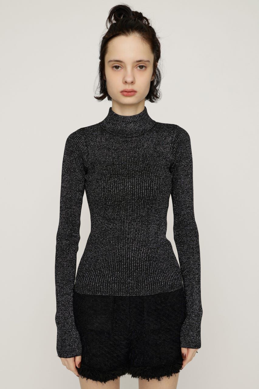 SLY「GLITTER COMPACT トップス」|ニット・セーター|