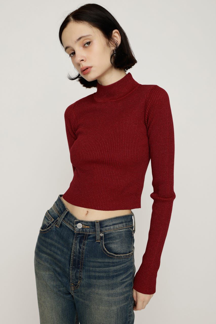 SLY「GLITTER COMPACT トップス」|ニット・セーター|