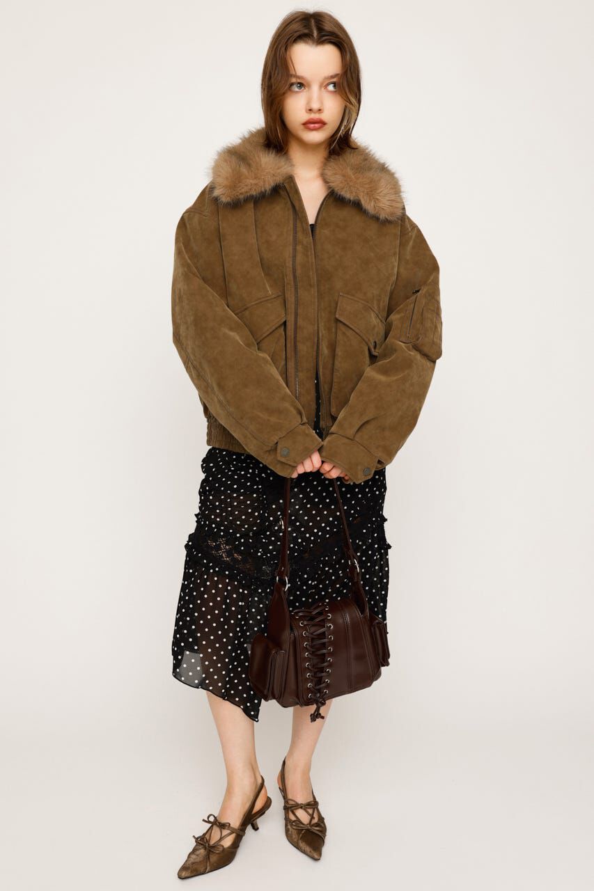 SLY「WASHED PUFFER ブルゾン」|ブルゾン・スタジャン|