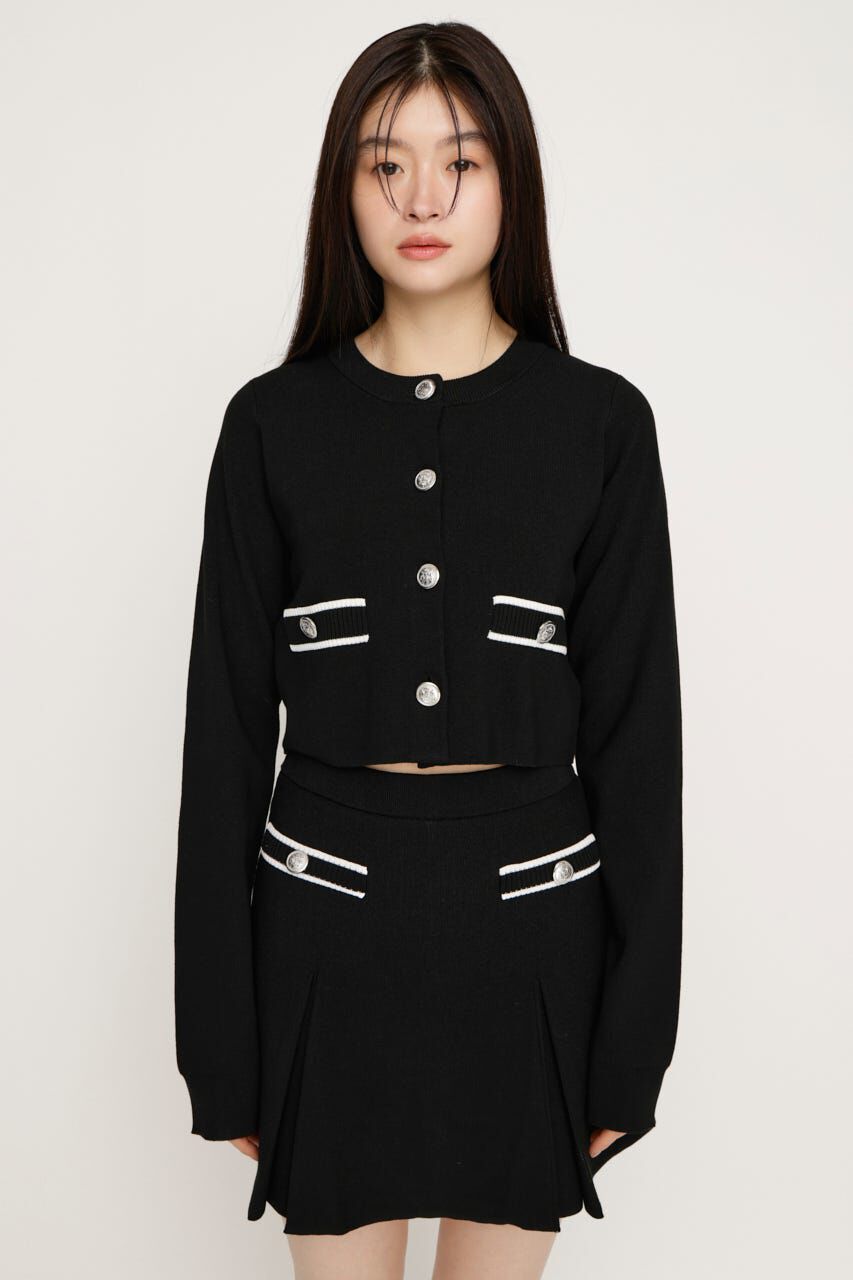 SLY「MILANO RIB KNIT カーディガン」|カーディガン|