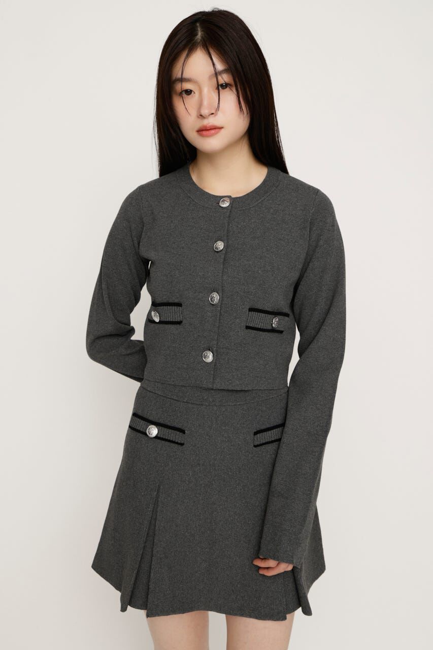 SLY「MILANO RIB KNIT カーディガン」|カーディガン|T.GRY