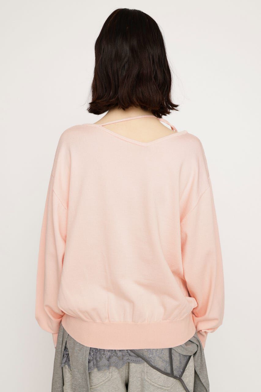 SLY「ASYMMETRY NECK LOOSE トップス」|ニット・セーター|