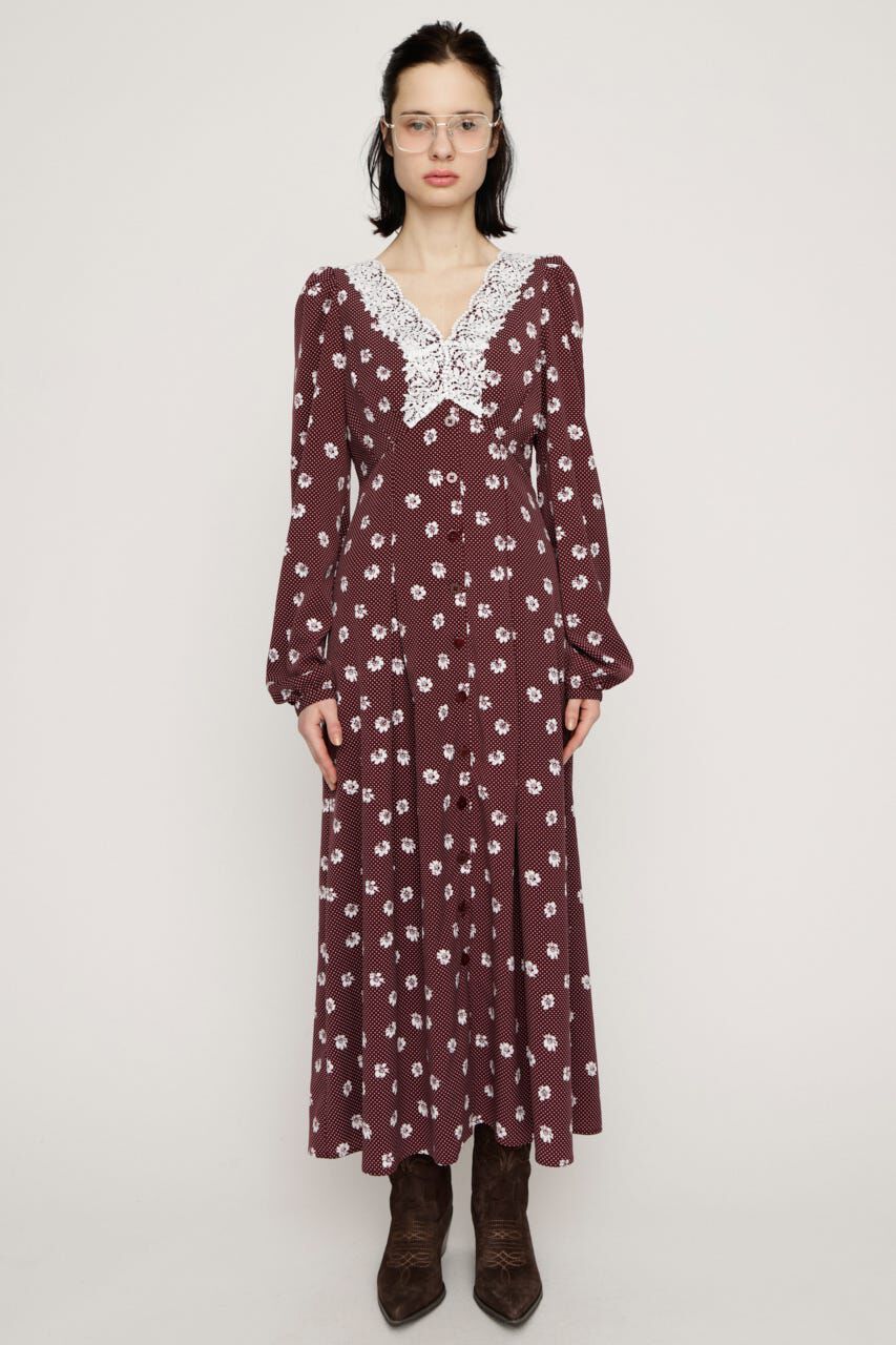 SLY「DOT GARDEN RETRO ドレス」|ワンピース|