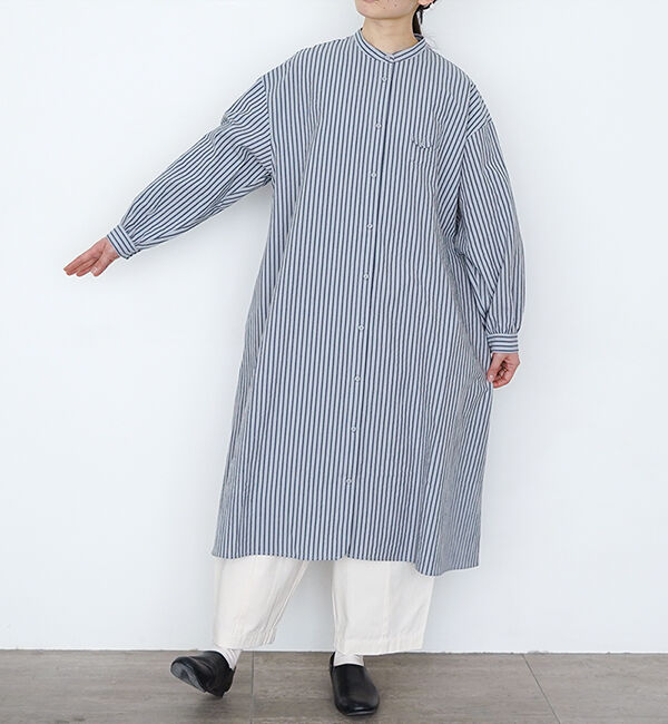 休日と詩「小さなポケットのロングシャツ」|シャツ・ブラウス|