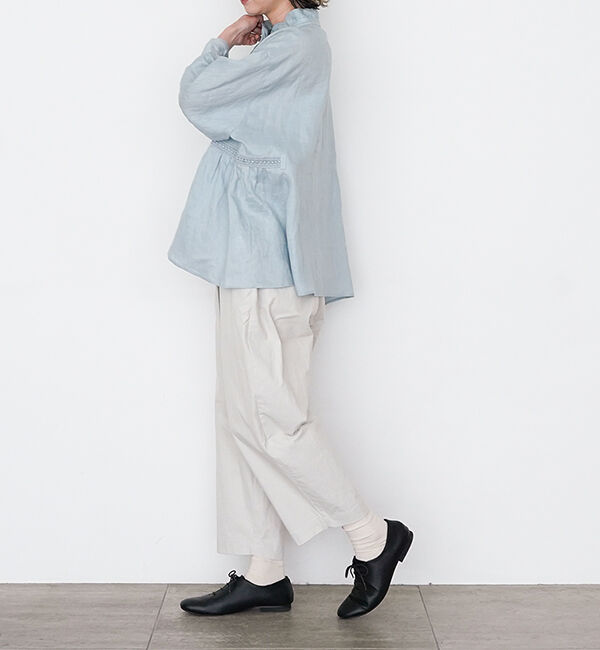 オオカミとフクロウ「オオカミと静かな夜のアフターレイン&ldquo;ブラウス&rdquo;」|シャツ・ブラウス|