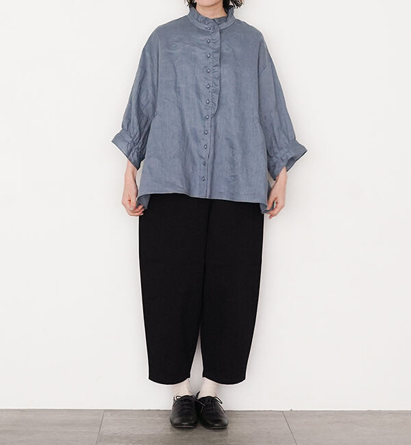 オオカミとフクロウ「オオカミと静かな夜のアフターレイン&ldquo;ブラウス&rdquo;」|シャツ・ブラウス|