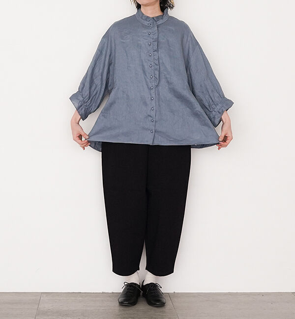 オオカミとフクロウ「オオカミと静かな夜のアフターレイン&ldquo;ブラウス&rdquo;」|シャツ・ブラウス|