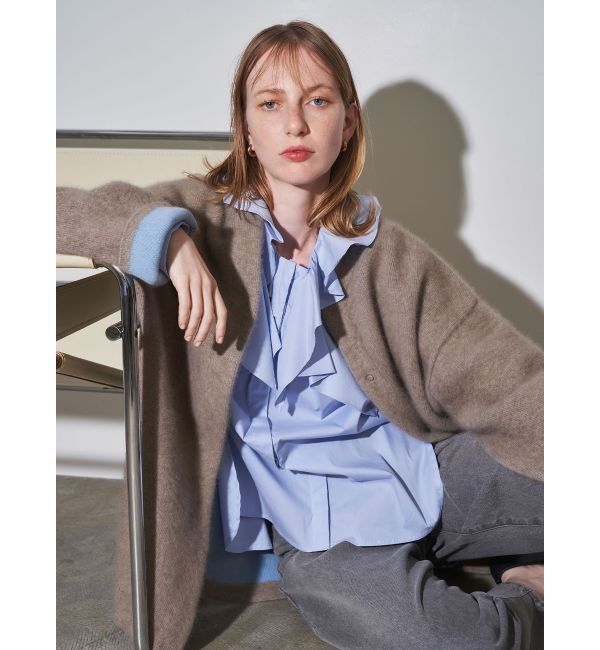 ELENDEEK「CN RACCOON MIX W CARDIGAN」|カーディガン|