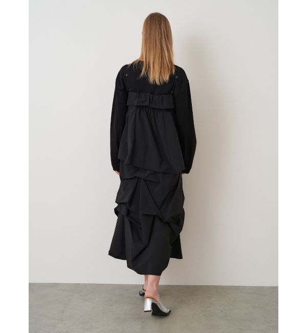 ELENDEEK「TUCK DRAPE TAFFETA SK」|スカート|