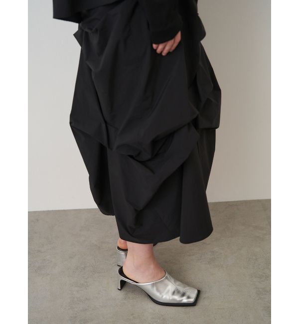 ELENDEEK「TUCK DRAPE TAFFETA SK」|スカート|