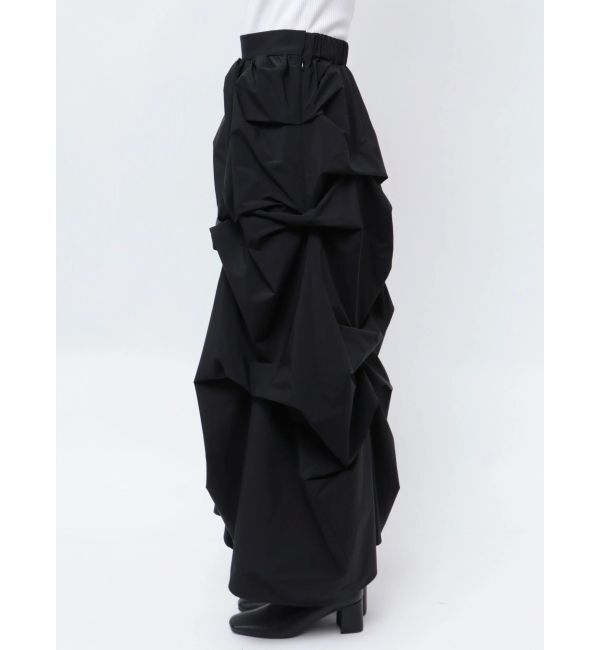 ELENDEEK「TUCK DRAPE TAFFETA SK」|スカート|