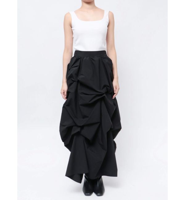 ELENDEEK「TUCK DRAPE TAFFETA SK」|スカート|