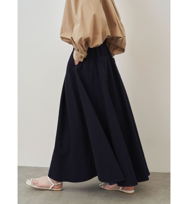 ELENDEEK「DENIM TUCKED SK」|スカート|