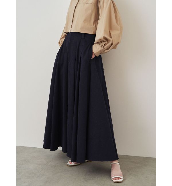 ELENDEEK「DENIM TUCKED SK」|スカート|