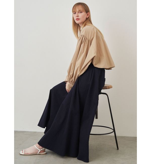 ELENDEEK「DENIM TUCKED SK」|スカート|