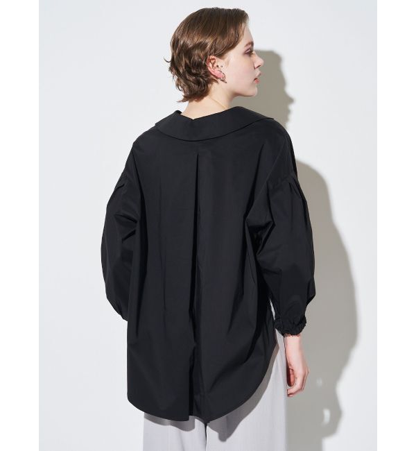 ELENDEEK「SKIPPER VOLUME SLEEVE BL」|シャツ・ブラウス|