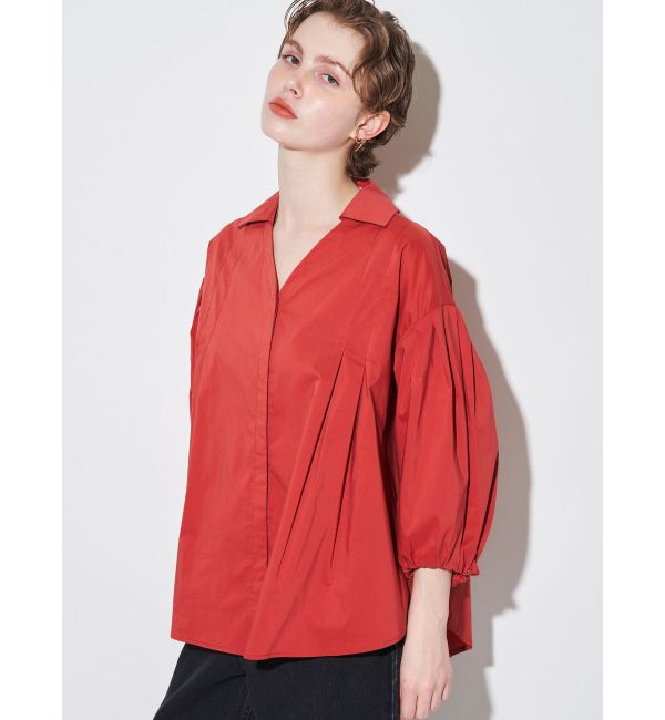 ELENDEEK「SKIPPER VOLUME SLEEVE BL」|シャツ・ブラウス|