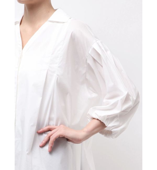 ELENDEEK「SKIPPER VOLUME SLEEVE BL」|シャツ・ブラウス|