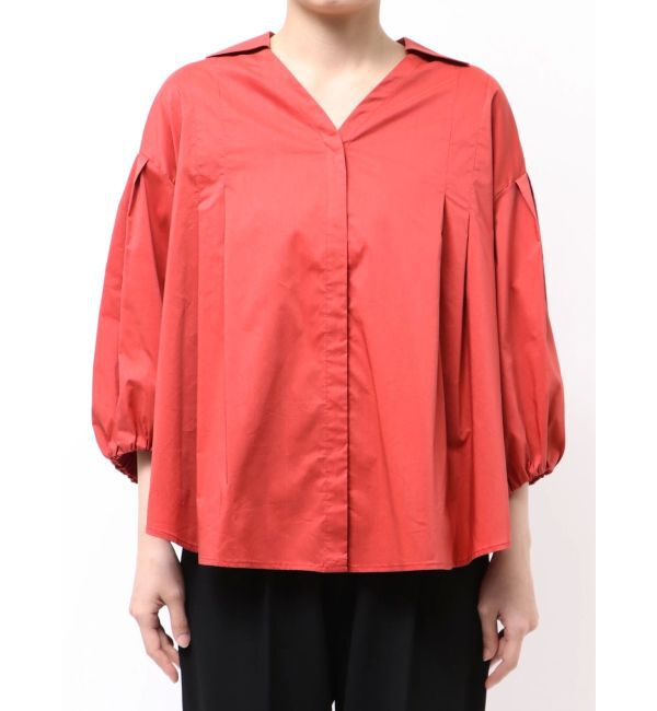 ELENDEEK「SKIPPER VOLUME SLEEVE BL」|シャツ・ブラウス|