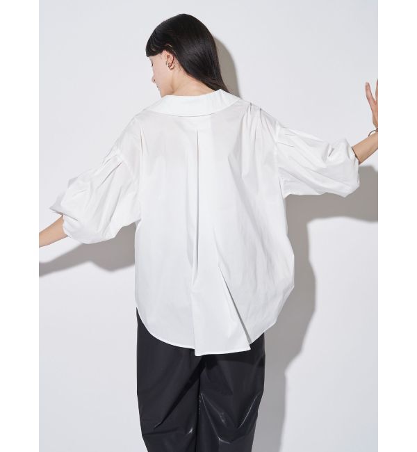 ELENDEEK「SKIPPER VOLUME SLEEVE BL」|シャツ・ブラウス|