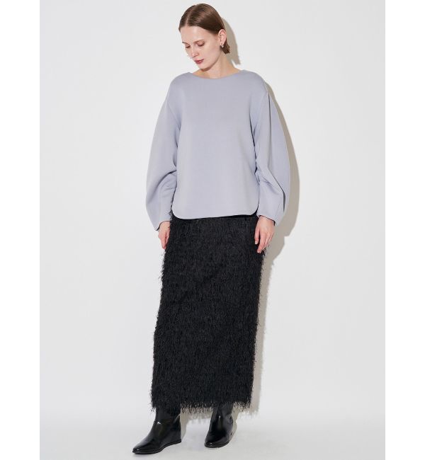 ELENDEEK「FEATHER YARN STRAIGHT SK」|スカート|