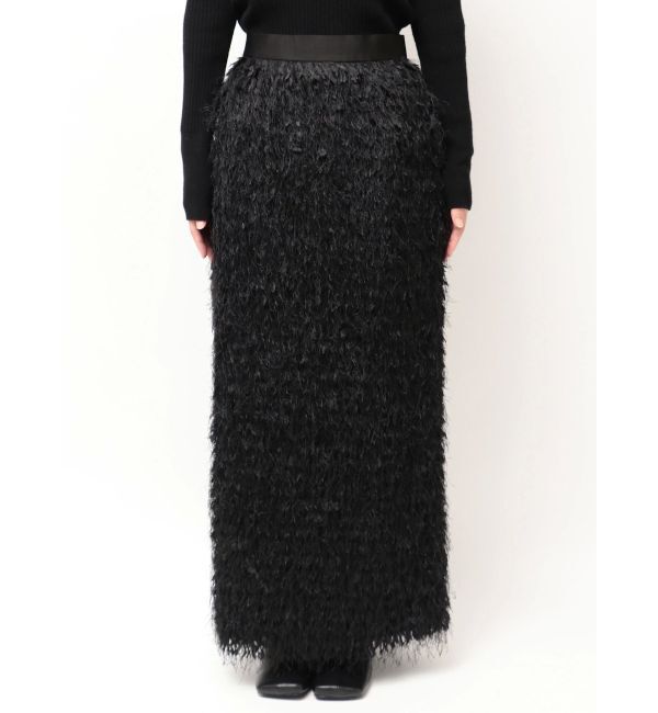 ELENDEEK「FEATHER YARN STRAIGHT SK」|スカート|