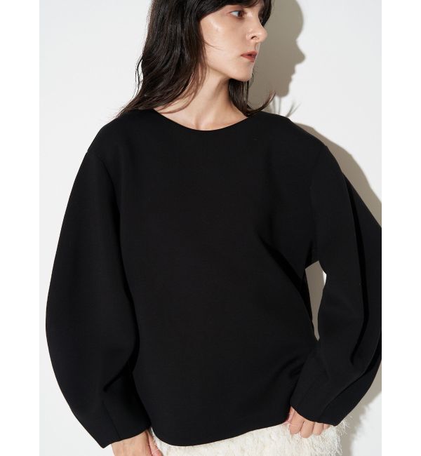 ELENDEEK「CURVE SLEEVE CS」|Tシャツ・カットソー|ブラック