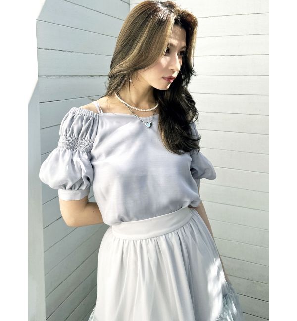 RESEXXY「ポイントハート2連ネックレス」|ネックレス|