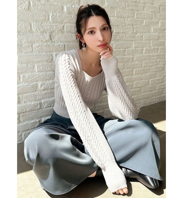 RESEXXY「タックデザインフレアパンツ」|その他|