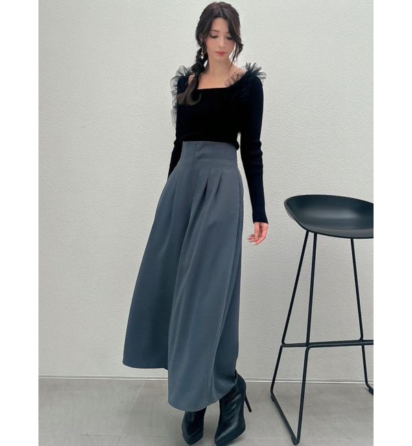 RESEXXY「タックデザインフレアパンツ」|その他|