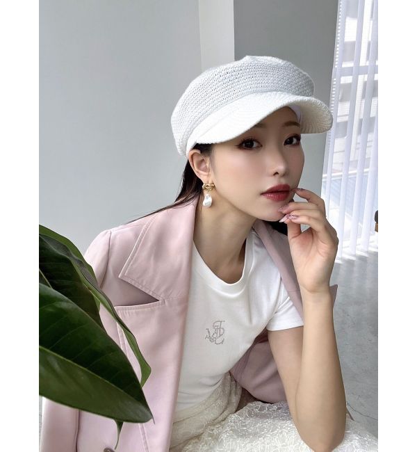 RESEXXY「透かし編みキャスケット」|キャップ・キャスケット|