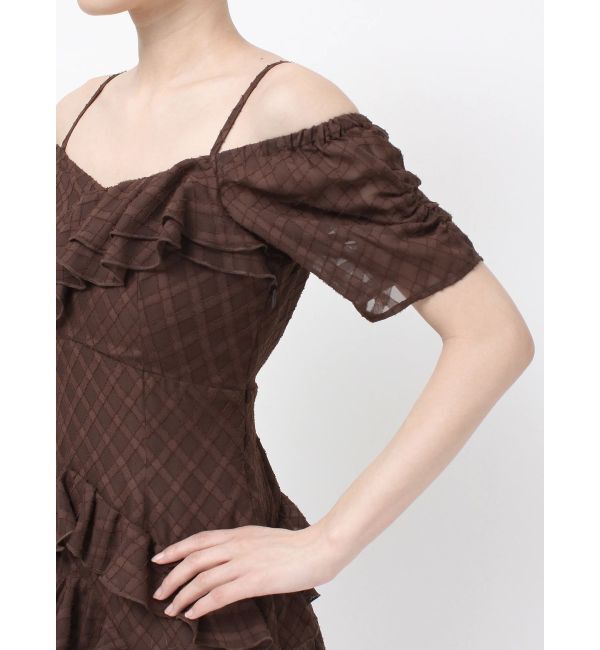 RESEXXY「ヘムラッフルアシメワンピース」|ワンピース|