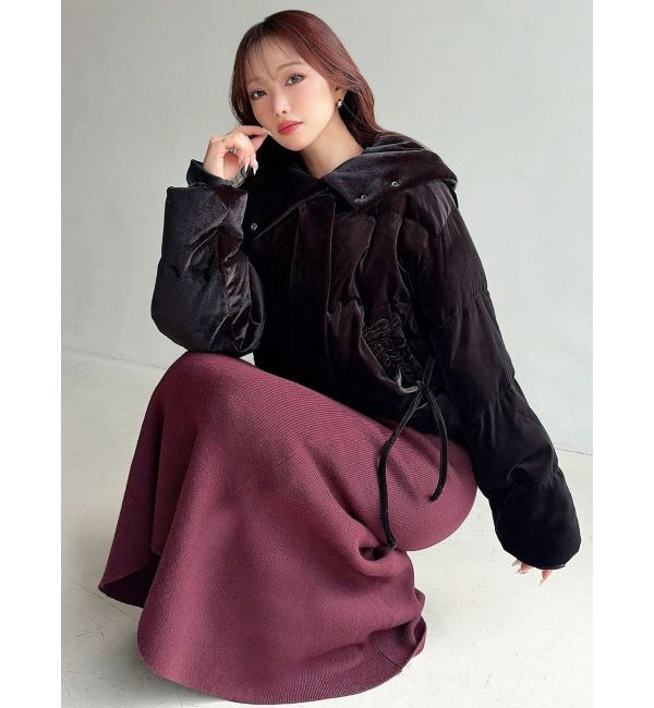 RESEXXY「リボンデザインダウンジャケット」|ダウン|