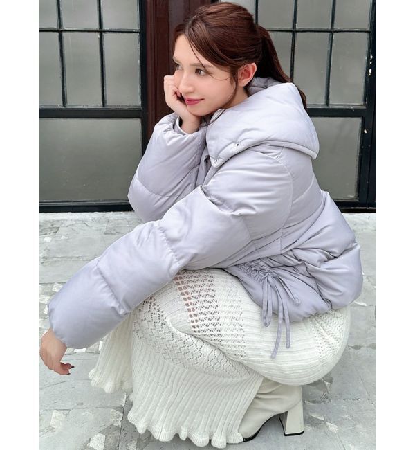 RESEXXY「リボンデザインダウンジャケット」|ダウン|