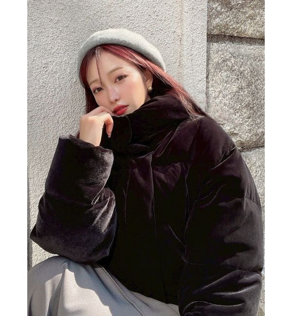 RESEXXY「リボンデザインダウンジャケット」|ダウン|