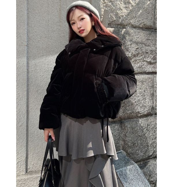 RESEXXY「リボンデザインダウンジャケット」|ダウン|