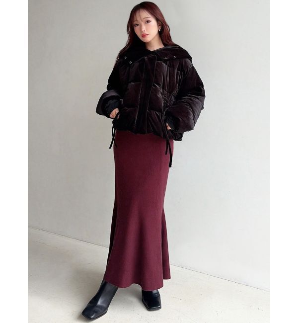 RESEXXY「リボンデザインダウンジャケット」|ダウン|