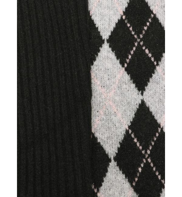 RESEXXY「アーガイルタイトニットミニワンピース」|ワンピース|