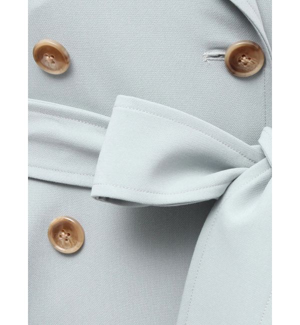 RESEXXY「カスケードフレアロングコート」|トレンチコート|